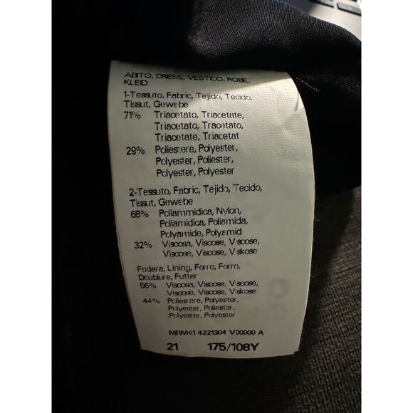 Marina Rinaldi Dress Classic Sophisticated Cocktail Black Lace US Medium (12) - Picture 7 of 12